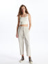 LC Waikiki Women's U-Neck Straight Crop